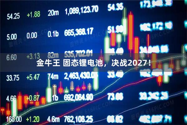 金牛王 固态锂电池，决战2027！