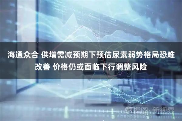 海通众合 供增需减预期下预估尿素弱势格局恐难改善 价格仍或面临下行调整风险